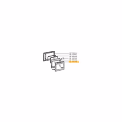Vitre + poignée + support (repère SS-994374) 465X347 mm Four, cuisinière SS-994374 ROWENTA Four, cuisinière SS-994374 ROWENTA ...