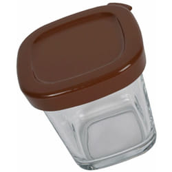 SEB - Pot + couvercle marron (SS-1530000808) Yaourtière