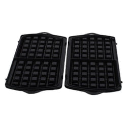 Plaques à gaufres par 2 TS-01035830 pour Appareil à croque monsieur MOULINEX, TEFAL , BREAK TIME, SIMPLY COMPACT