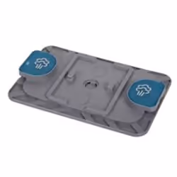 Support serpilliere pour Nettoyeur Vapeur ROWENTA RS-RT900848. Couleur de la piece : Gris et Bleu.