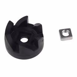 Arbre de transmission + écrou pour Robot. Référence de la pièce : MS-651346, Marque : MOULINEX.