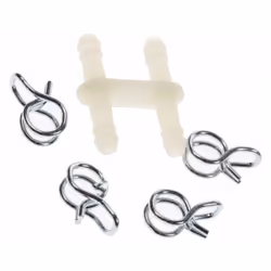 Raccord + 4 colliers pour Cafetière, Expresso KRUPS MS-622135 Appareils compatibles : [CAFETIÈRE, EXPRESSO KRUPS: ] DOLCE GUS ...
