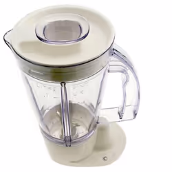 Blender (mixeur) complet blanc pour robot ménager MOULINEX MS-5A07653 Appareils compatibles : [ROBOT MÉNAGER MOULINEX: ] FP51 ...