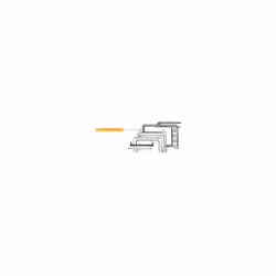 Lot de 2 supports vitre Four, cuisinière FS-9100023824 MOULINEX Four, cuisinière FS-9100023824 MOULINEX | Modèles concernés : ...