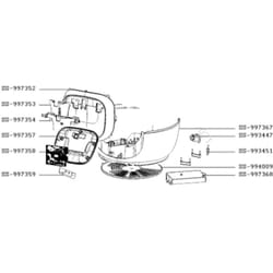 Moulinex - Corps inférieur (repère SS-997367) cookeo