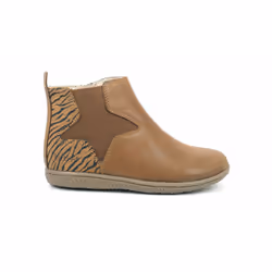 Kickers Boots Cuir Vermillon