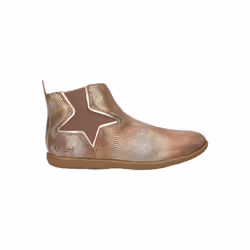 Kickers Boots Cuir Vermillon