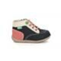 KICKERS Bottillons Bonzip-2 Marine beige orange