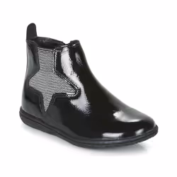 Kickers Boots Cuir Vermillon