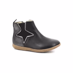 Kickers Boots Cuir Vermillon