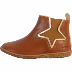 Kickers Boots Cuir Vermillon