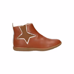 Kickers Boots Cuir Vermillon