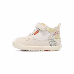 Baskets Hautes Beige Fille Kickers Bottillon