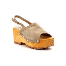 Kickers Sandales Cuir Kick Wedge Wood