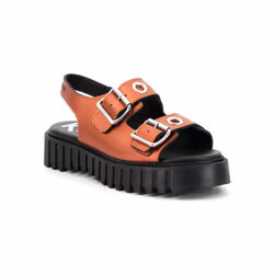 Kickers Sandales Cuir Kick Falk