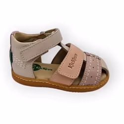 Kickers Sandales Cuir Kick Bazar