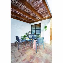 Carrefour 3616473126177 ensemble de meubles de jardin Gris