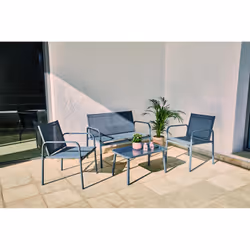 Carrefour 3616473126177 ensemble de meubles de jardin Gris