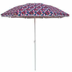Carrefour 3616475262491 parasol de terrasse Parasol de plage Rond Multicolore