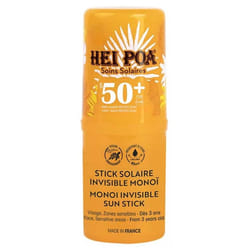 Hei Poa Stick Solaire Visage et Zones Sensibles SPF50+ 15 g