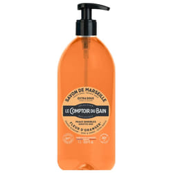 Le Comptoir du Bain Savon Traditionnel de Marseille Fleur d'Oranger 1 L