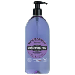 Le Comptoir du Bain Savon de Marseille Olive-Lavande 1 L