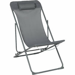 Hyba 3616953064845 chaise de camping 4 pieds Gris