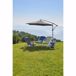 Hyba 3616953064845 chaise de camping 4 pieds Gris