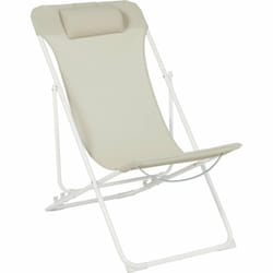 Hyba 3616953064869 chaise de camping 4 pieds Beige
