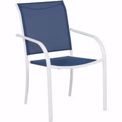 Hyba 3616957586350 Tabouret agenouilloir et siège de jardin Bleu, Blanc