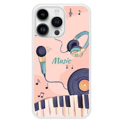 Coque Silicone Renforcée - Apple - iPhone 14 Pro - Impression Sublimation - Résistance Chocs - Multicolore