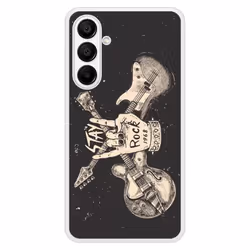 Coque Silicone Renforcée - Stay Rock - Samsung Galaxy A15 - Multicolore - Souple - Brillante