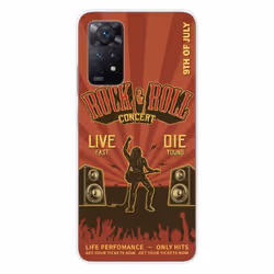 Coque en silicone - Compatible Xiaomi Redmi Note 11 Pro Plus 5G - design rock and roll