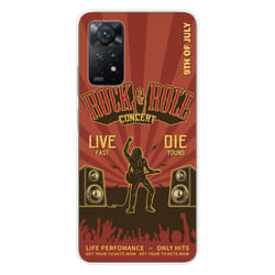 Coque en silicone - Compatible Xiaomi Redmi Note 11 Pro Plus 5G - design rock and roll