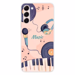 Coque en silicone - Compatible Samsung Galaxy S23 Plus - design accords en couleur