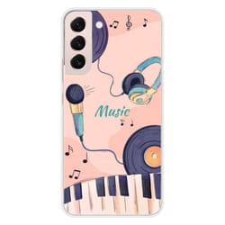 Coque en silicone - Compatible Samsung Galaxy S22 Plus - design accords en couleur