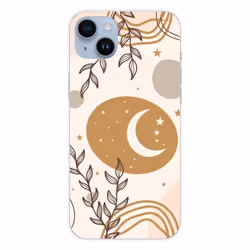 Coque en silicone - Compatible Apple iPhone 14 Plus - design lunaison