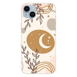 Coque en silicone - Compatible Apple iPhone 14 Plus - design lunaison