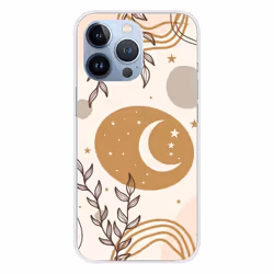 Coque en silicone - Compatible Apple iPhone 13 Pro - design lunaison