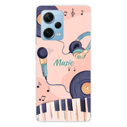 Coque en silicone - Compatible Xiaomi Redmi Note 12 Pro Plus - design accords en couleur