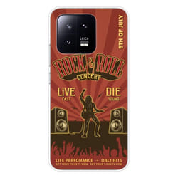 Coque en silicone - Compatible Xiaomi 13 - design rock and roll