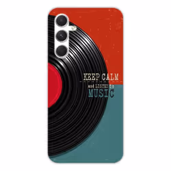 Coque en silicone - Compatible Samsung Galaxy A54 5G - design keep calm