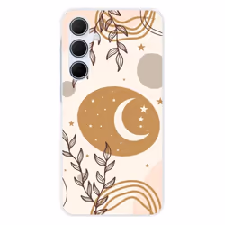 Coque en silicone - Compatible Samsung Galaxy A35 5G - design lunaison