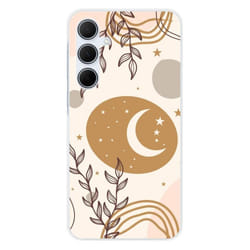 Coque en silicone - Compatible Samsung Galaxy A35 5G - design lunaison