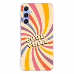 Coque en silicone - Compatible Samsung Galaxy A34 5G - design good vibes