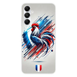 Coque en silicone - Compatible Samsung Galaxy A25 - design coq francais