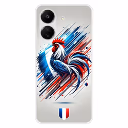 Coque en silicone - Compatible Xiaomi Redmi 13C 4G - design coq francais