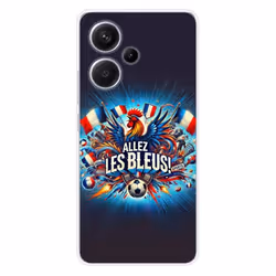 Coque en silicone - Compatible Xiaomi Redmi Note 13 Pro Plus 5G - design allez les bleus