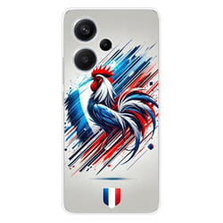 Coque en silicone - Compatible Xiaomi Redmi Note 13 Pro Plus 5G - design coq francais