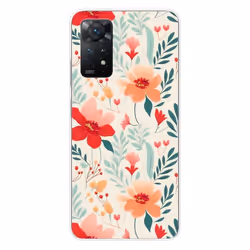 Coque en silicone - Compatible Xiaomi Redmi Note 11 Pro Plus 5G - design flower wall